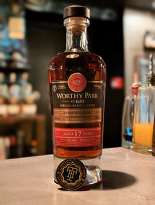 Worthy Park 17 Year Old WPM Pot Still Rum Bottled for Trailer Happiness