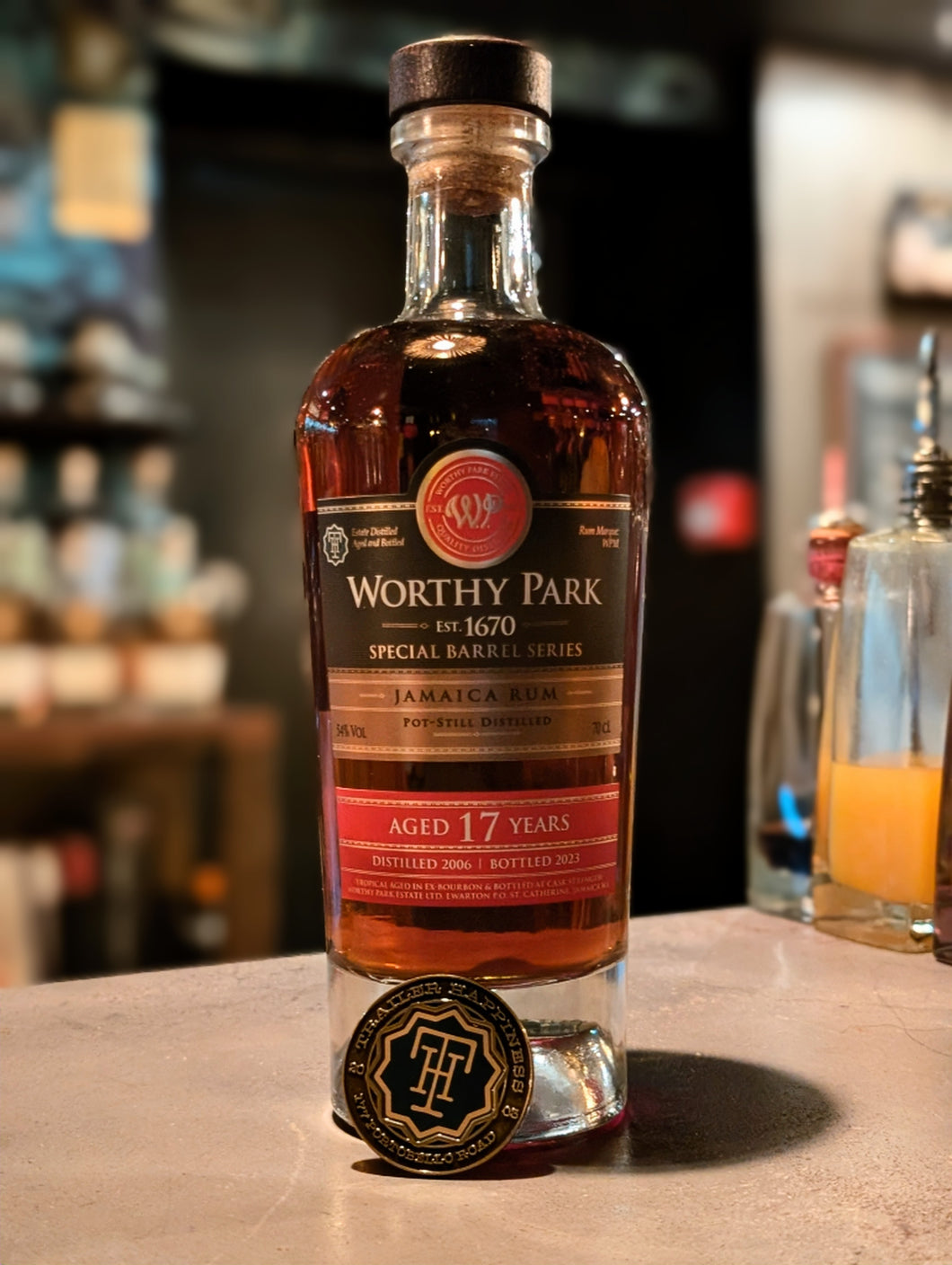 Worthy Park 17 Year Old WPM Pot Still Rum Bottled for Trailer Happiness