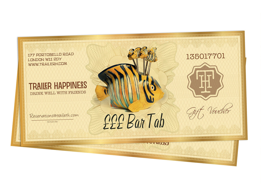 Trailer Happiness Bar Tab
